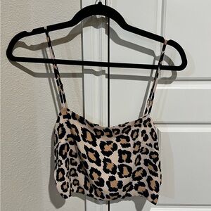 Reversible tie back crop top